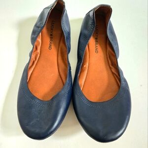 Lucky Brand Emmie Navy Blue Flats Sz9